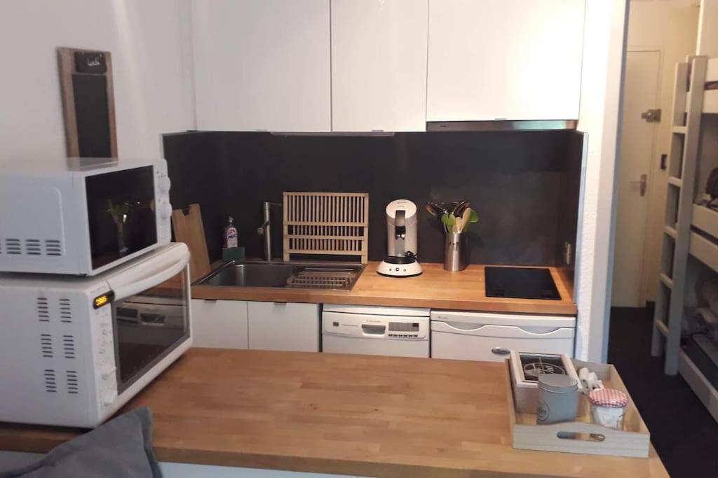 Au Petit Conf'Orres Apartment เลซอร์ ภายนอก รูปภาพ